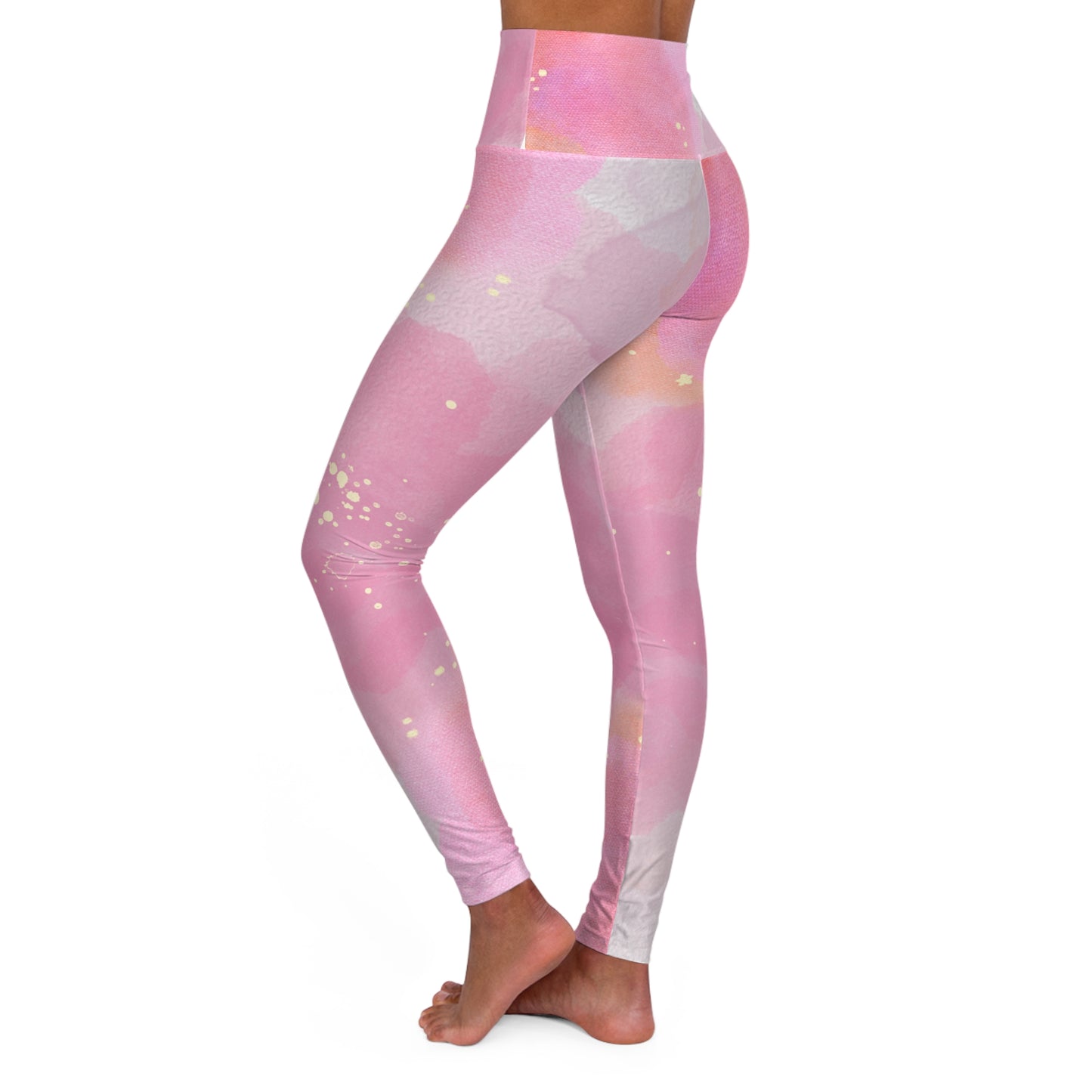 Cosmic Galaxy High Waisted Yoga Leggings