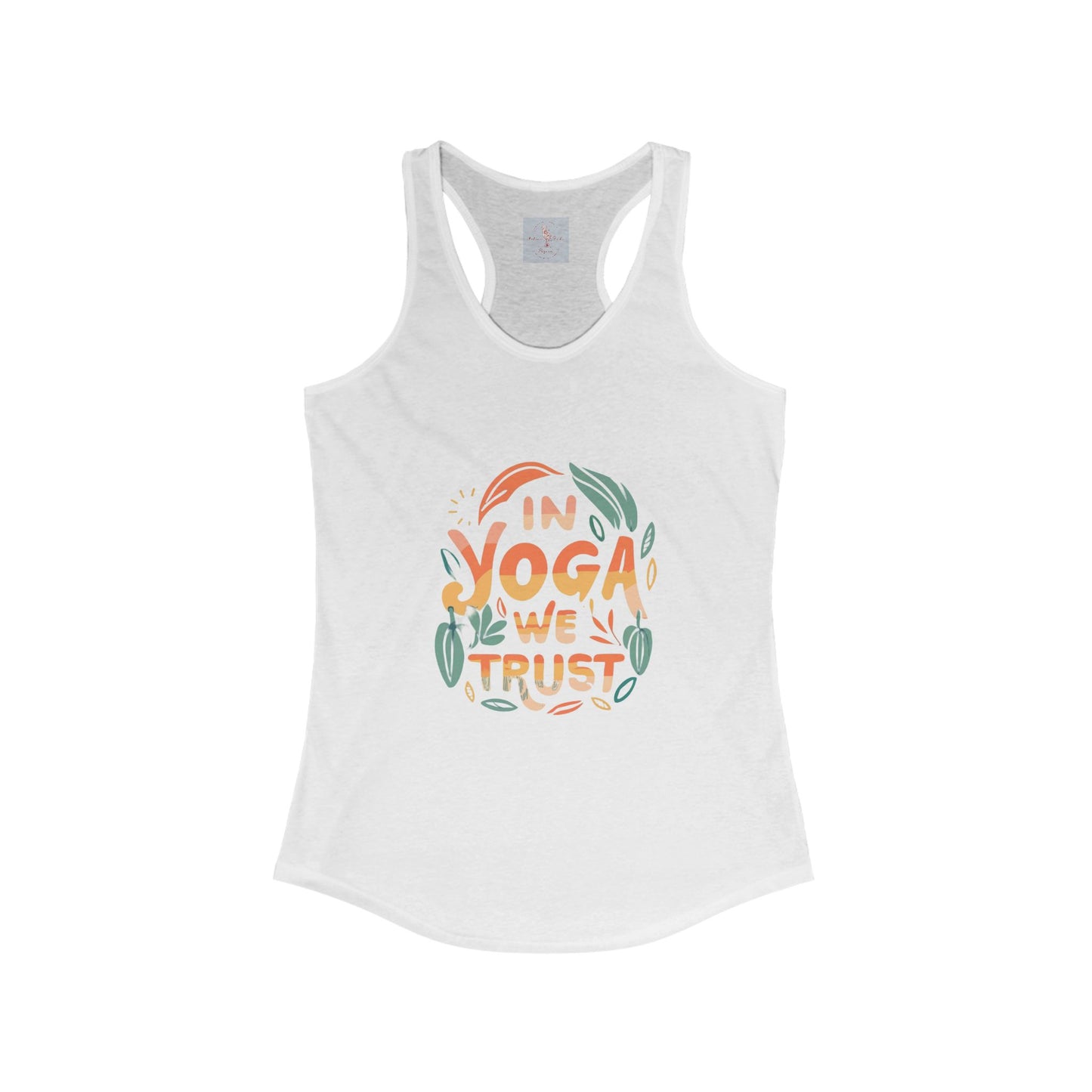 In Yoga We Trust Racerback Tank