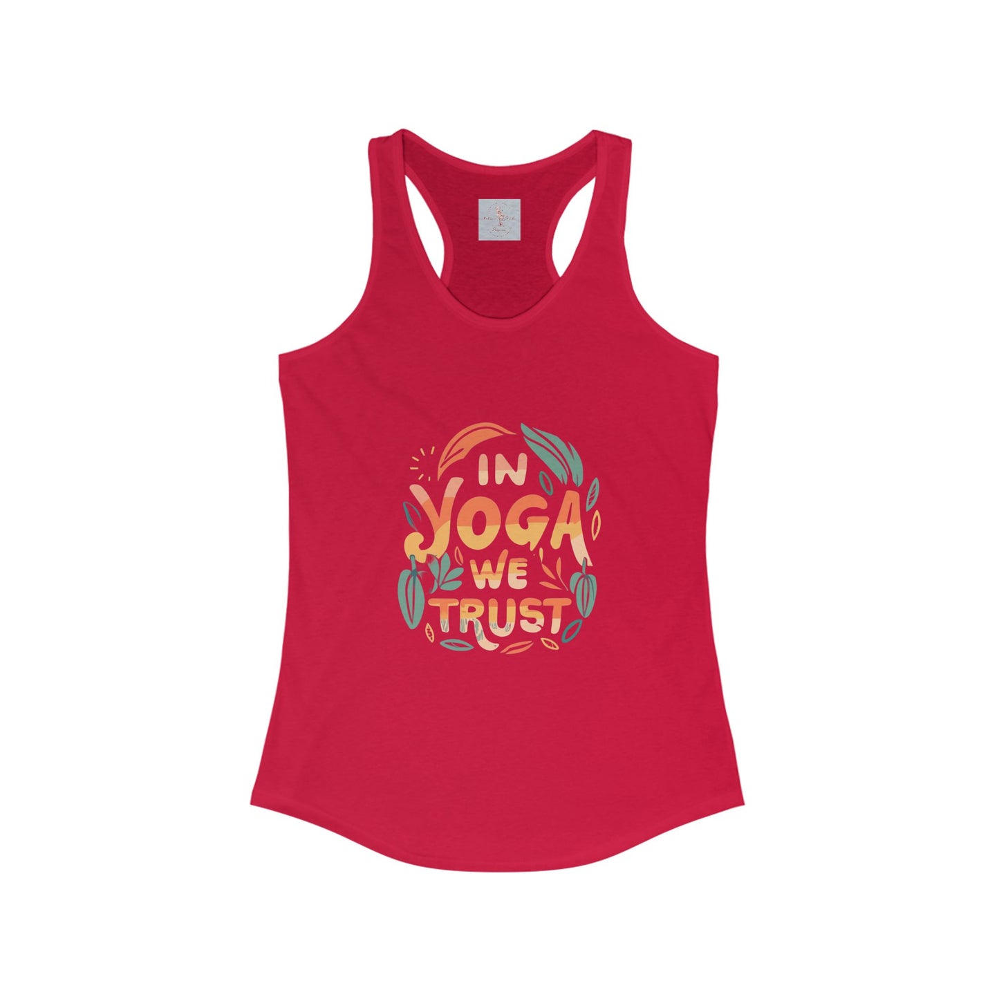 In Yoga We Trust Racerback Tank