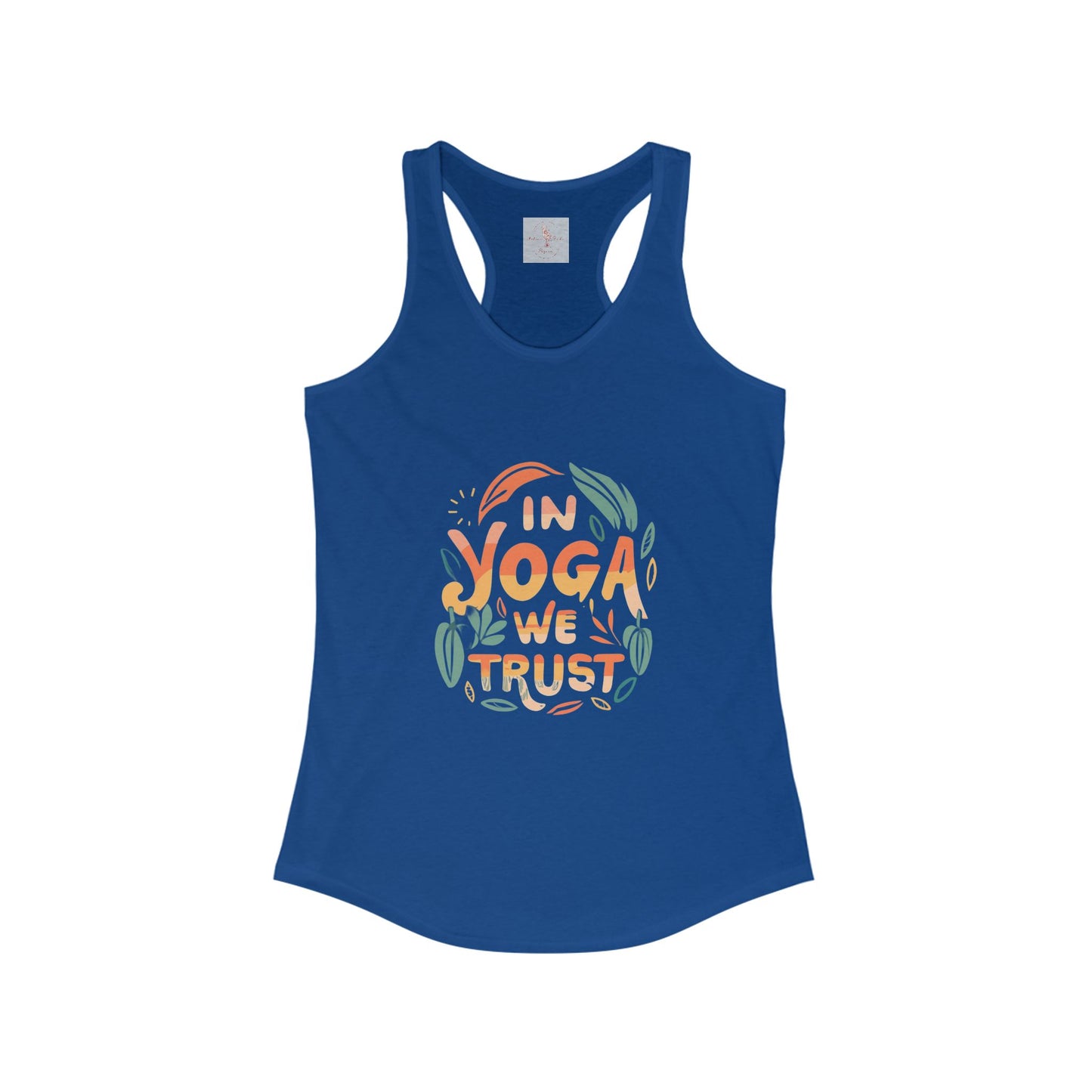 In Yoga We Trust Racerback Tank