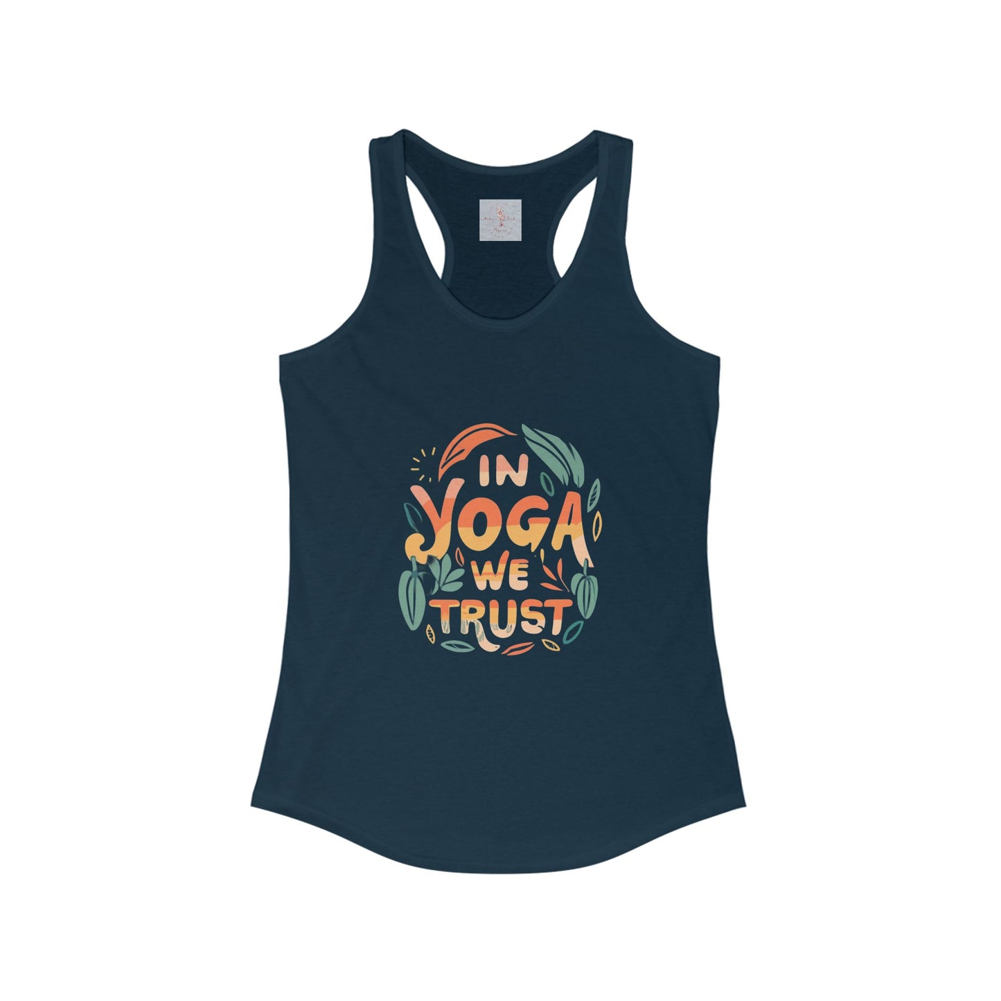 In Yoga We Trust Racerback Tank