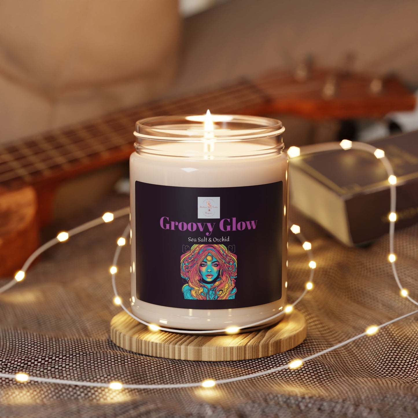 Groovy Glow Scented Soy Candle, 9oz