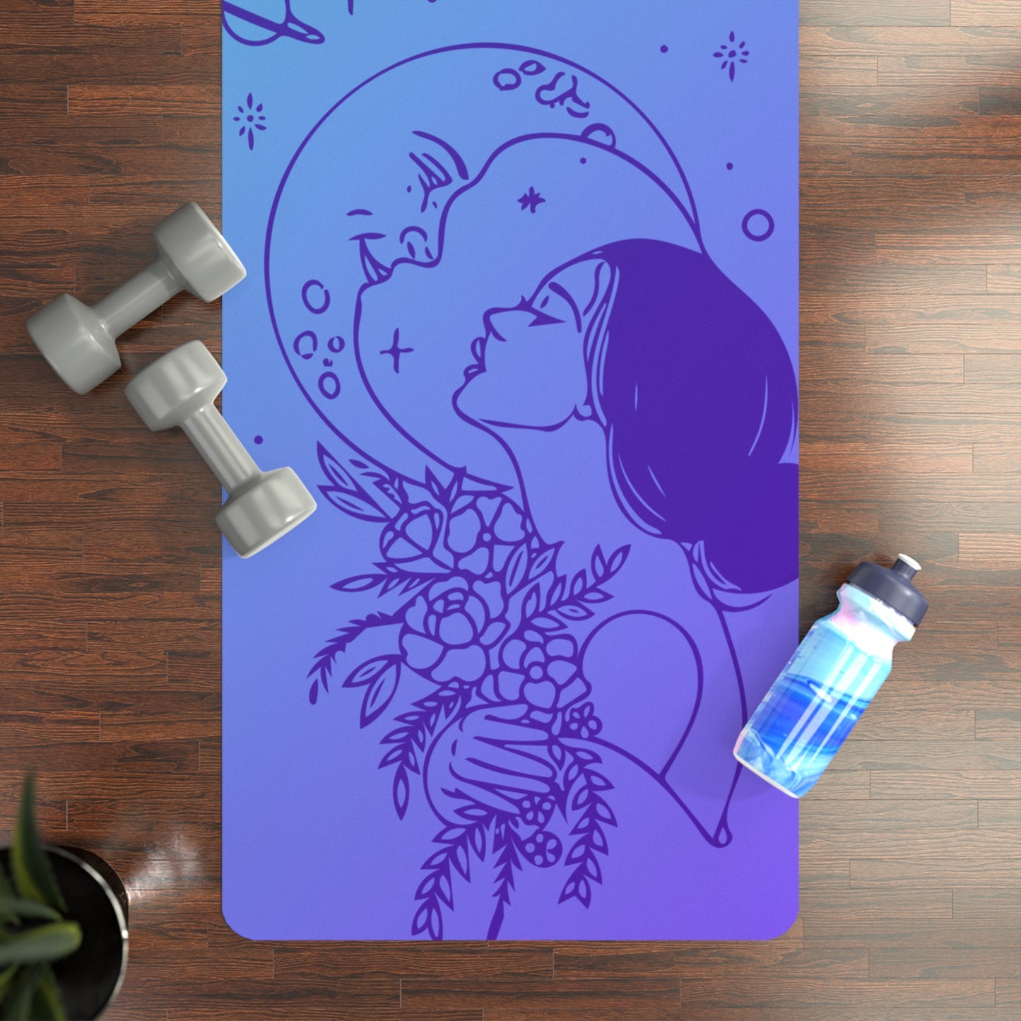 Kiss the Sky Rubber Yoga Mat
