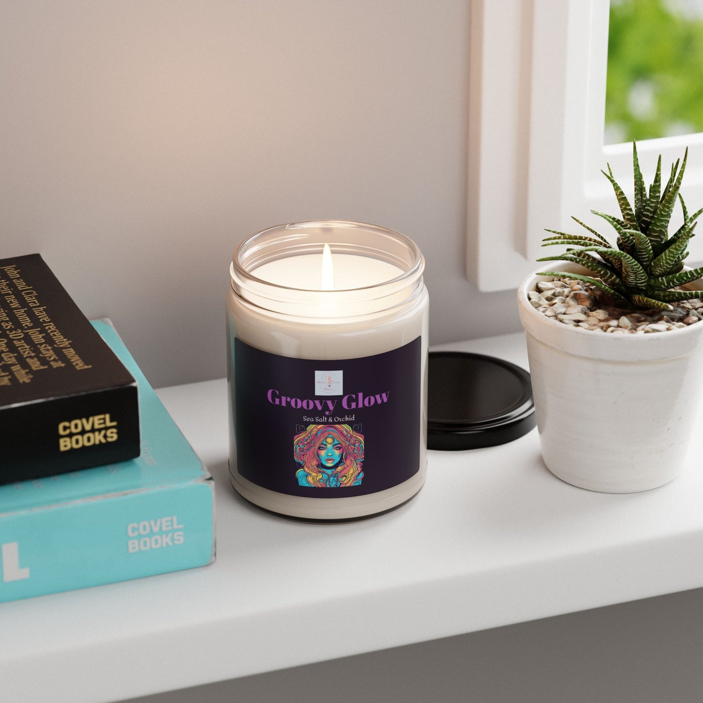Groovy Glow Scented Soy Candle, 9oz
