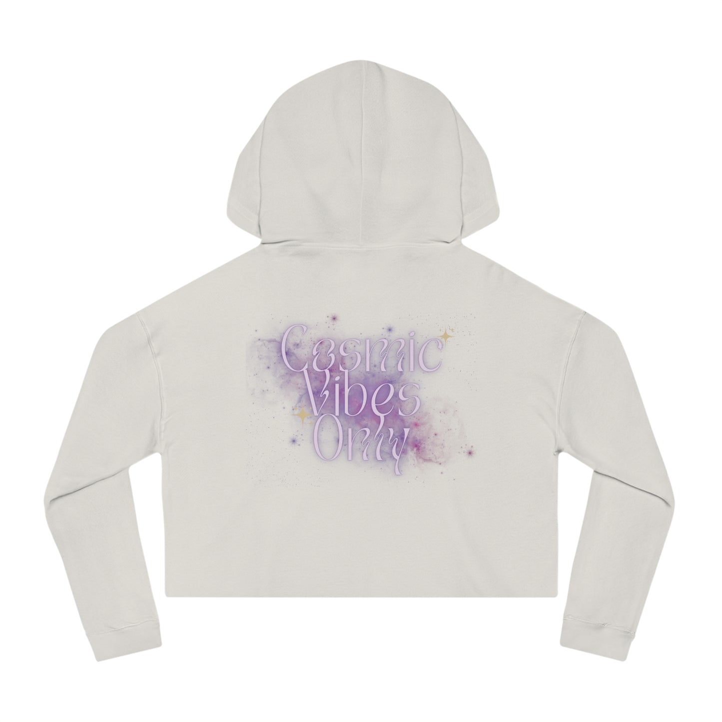 Cosmic Vibes Only Cropped Hoodie