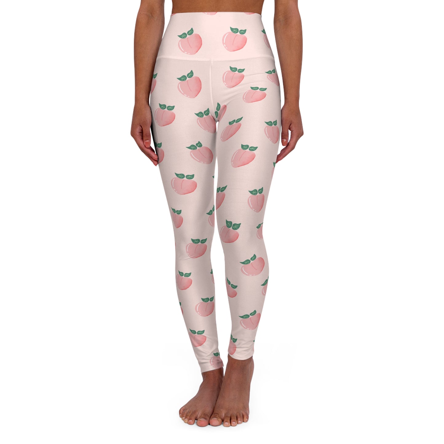 Peachy Keen High Waisted Yoga Leggings