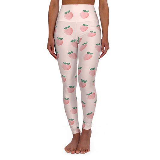 Peachy Keen High Waisted Yoga Leggings