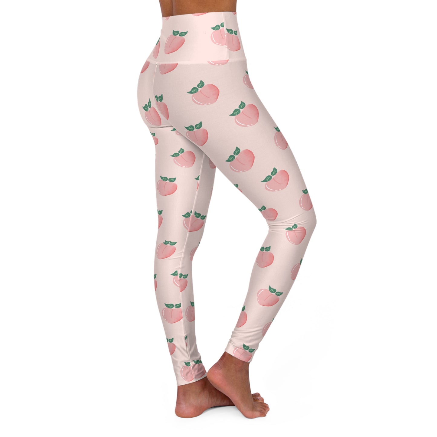 Peachy Keen High Waisted Yoga Leggings