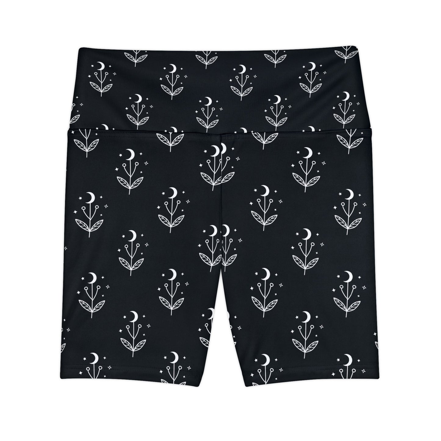 Moon in Bloom Bike Shorts
