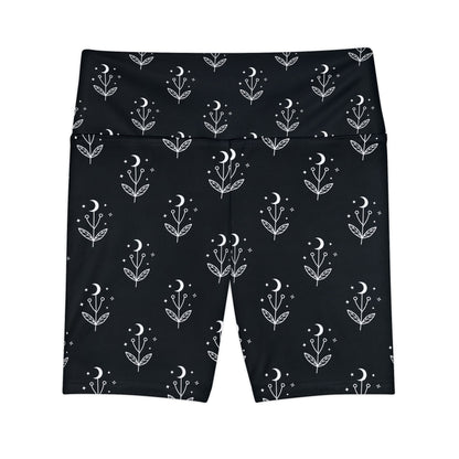 Moon in Bloom Bike Shorts