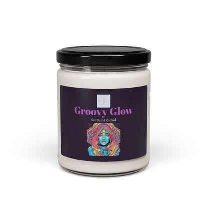 Groovy Glow Scented Soy Candle, 9oz