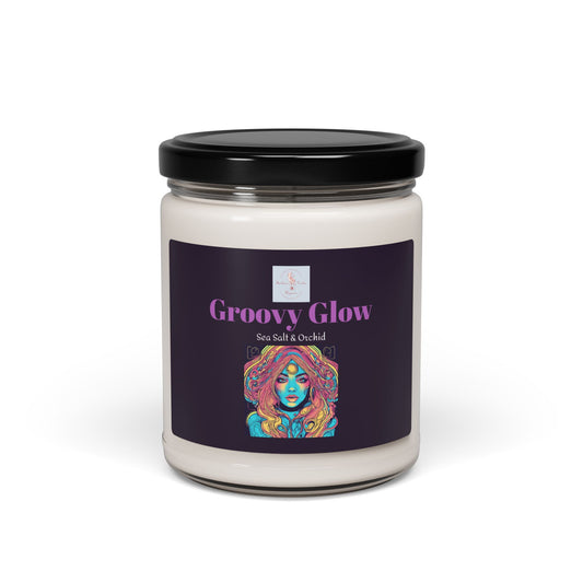 Groovy Glow Scented Soy Candle, 9oz