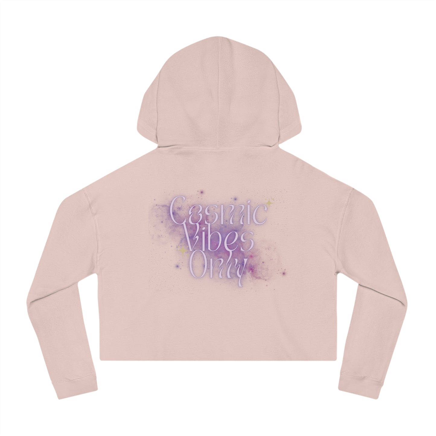 Cosmic Vibes Only Cropped Hoodie