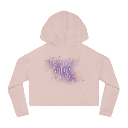 Cosmic Vibes Only Cropped Hoodie