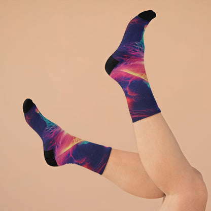 Magnetism Recycled Poly Socks