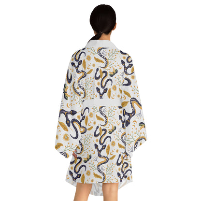 Celestial Forces Long Sleeve Kimono Robe