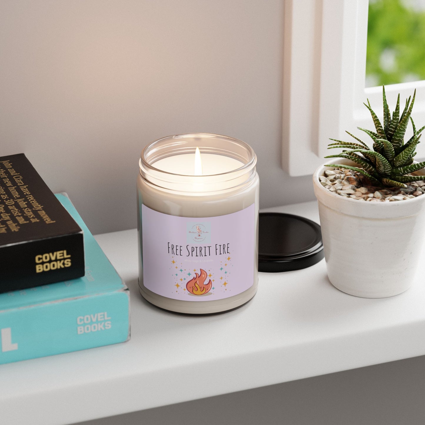 Free Spirit Fire Scented Soy Candle, 9oz