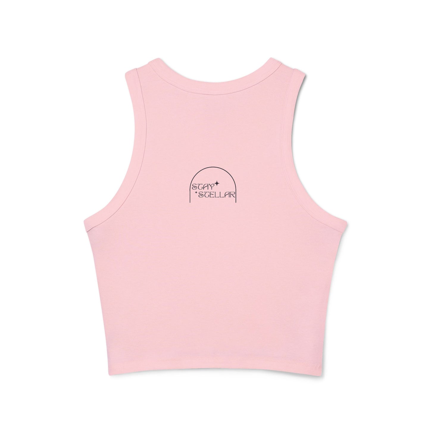 I Preach Spiritual Shit Micro Rib Racer Tank