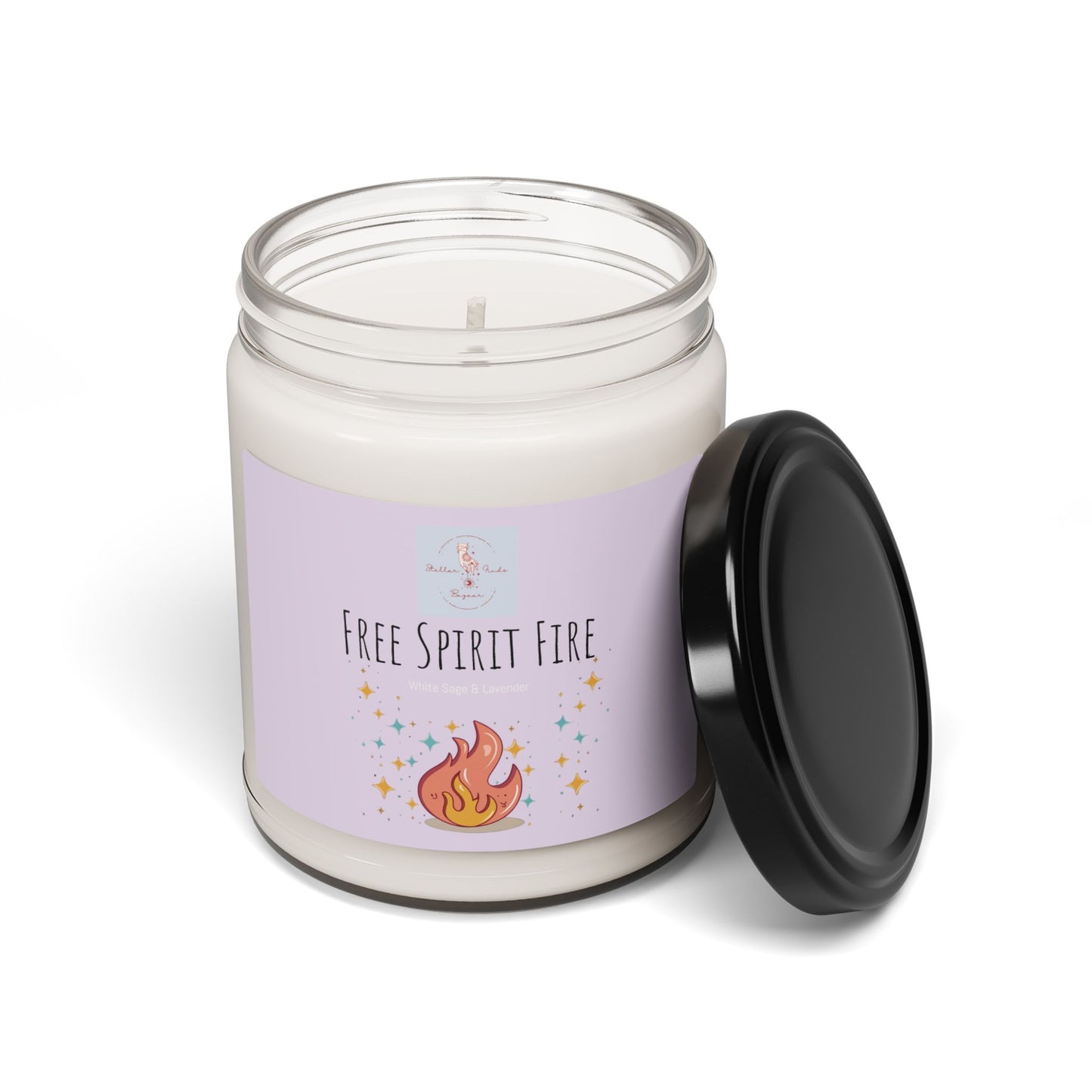 Free Spirit Fire Scented Soy Candle, 9oz