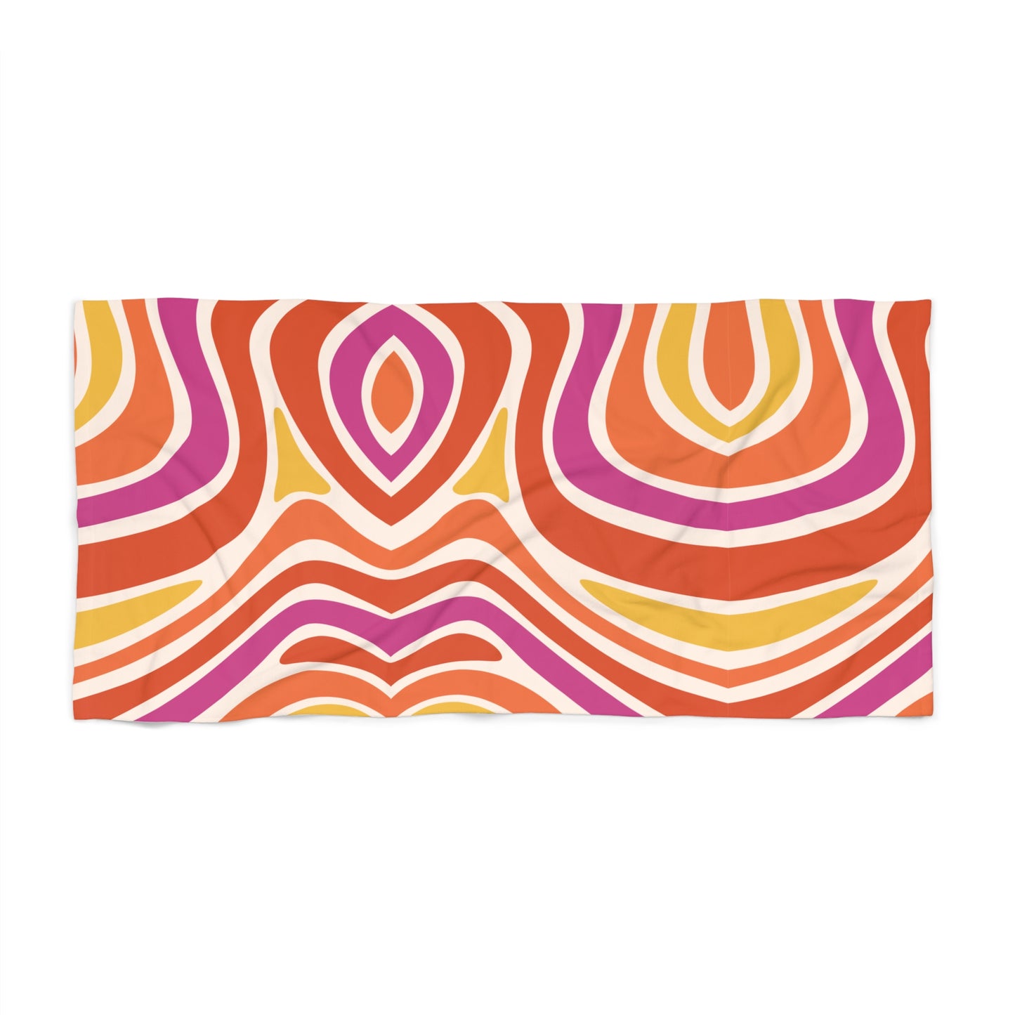 Waves Beach Towel