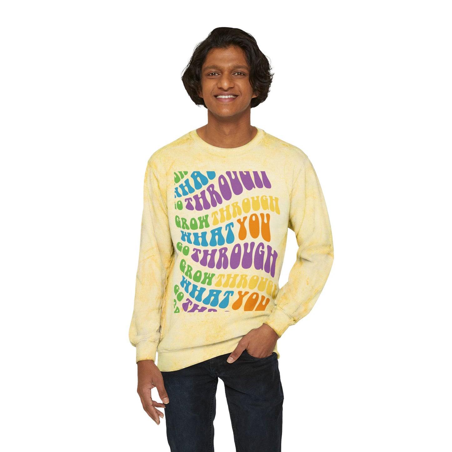 Grow Through  What You Go Through Crewneck Sweatshirt
