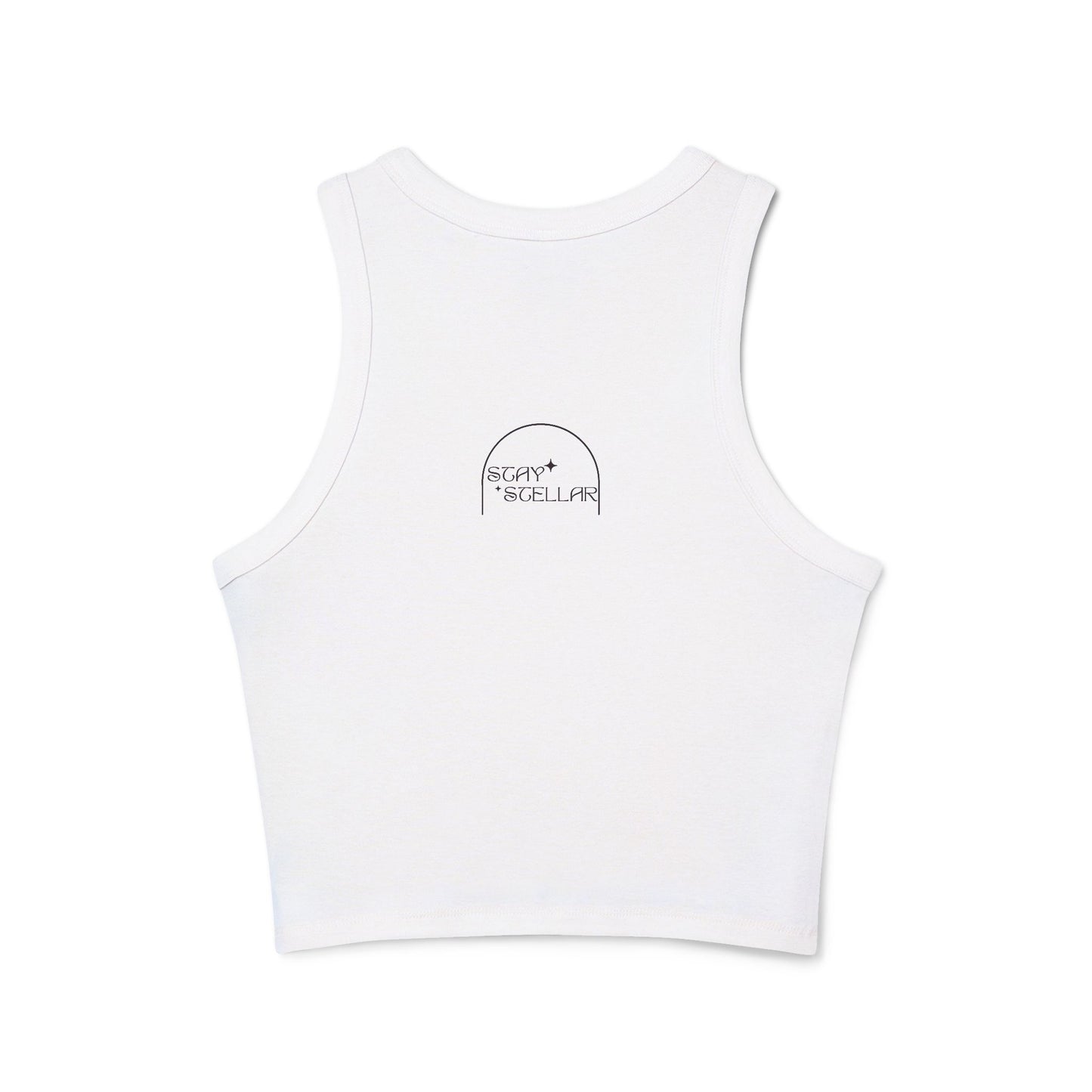 I Preach Spiritual Shit Micro Rib Racer Tank