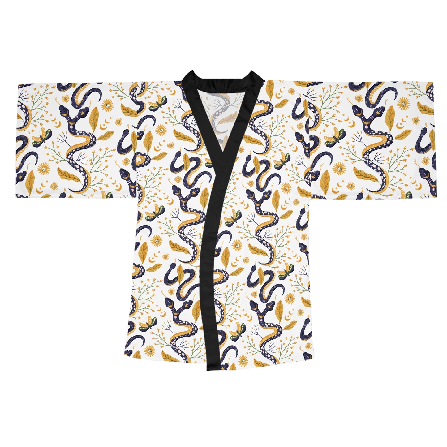 Celestial Forces Long Sleeve Kimono Robe