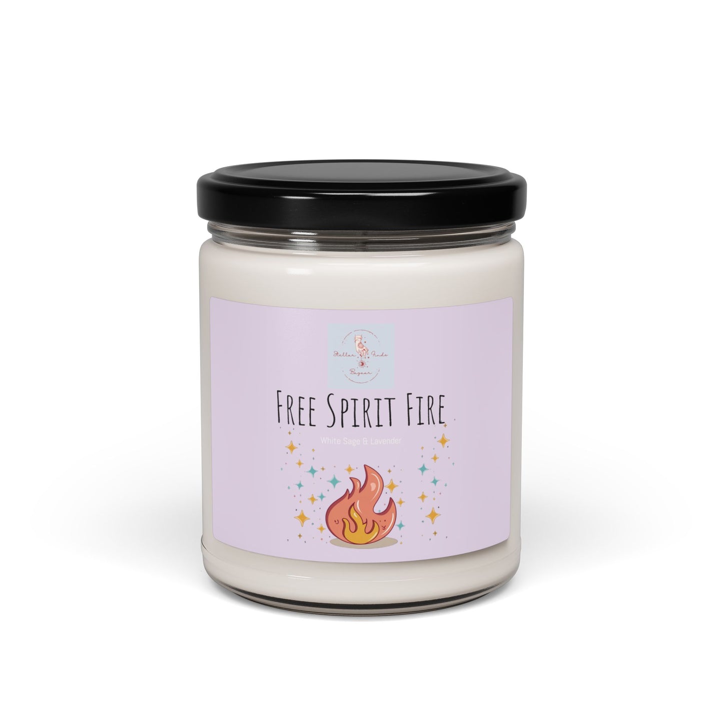 Free Spirit Fire Scented Soy Candle, 9oz