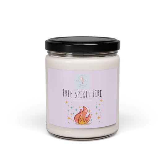 Free Spirit Fire Scented Soy Candle, 9oz