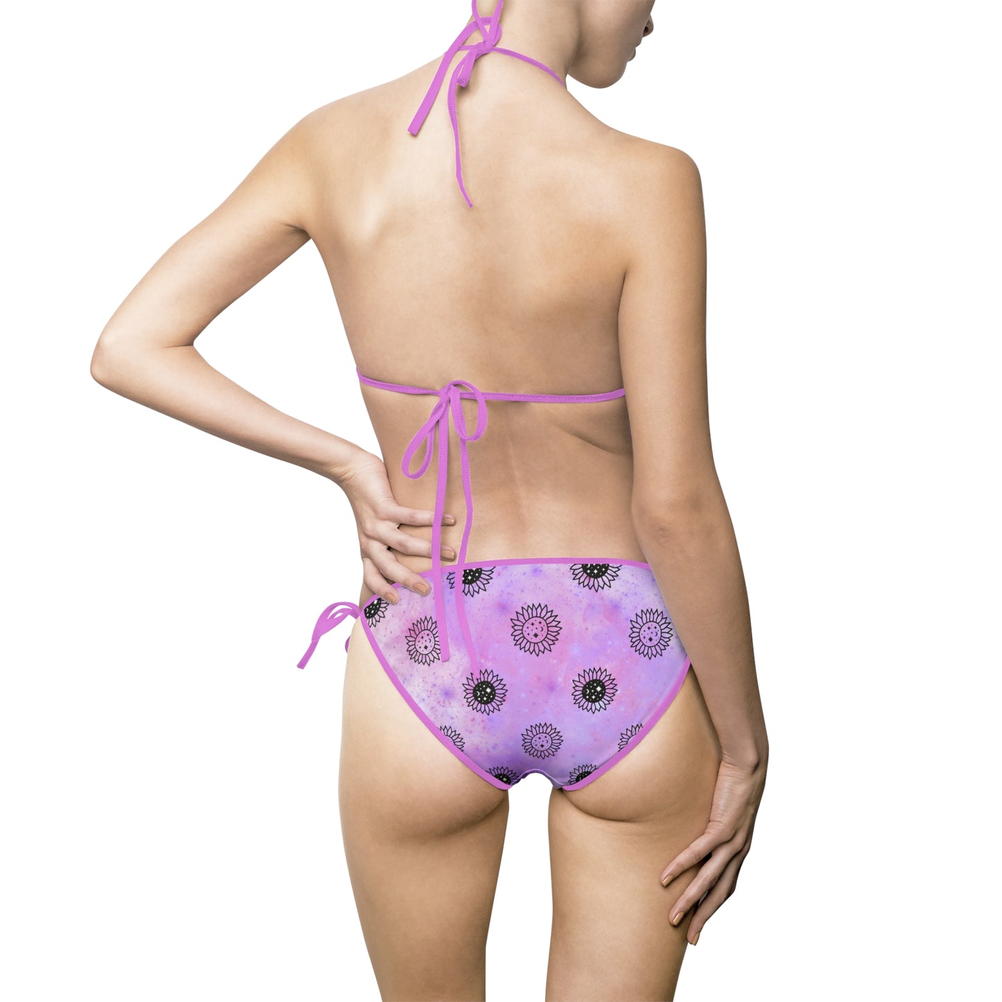 Flower Power Galaxy Women's Bikini Swimsuit