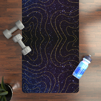 Stellar Drip Rubber Yoga Mat