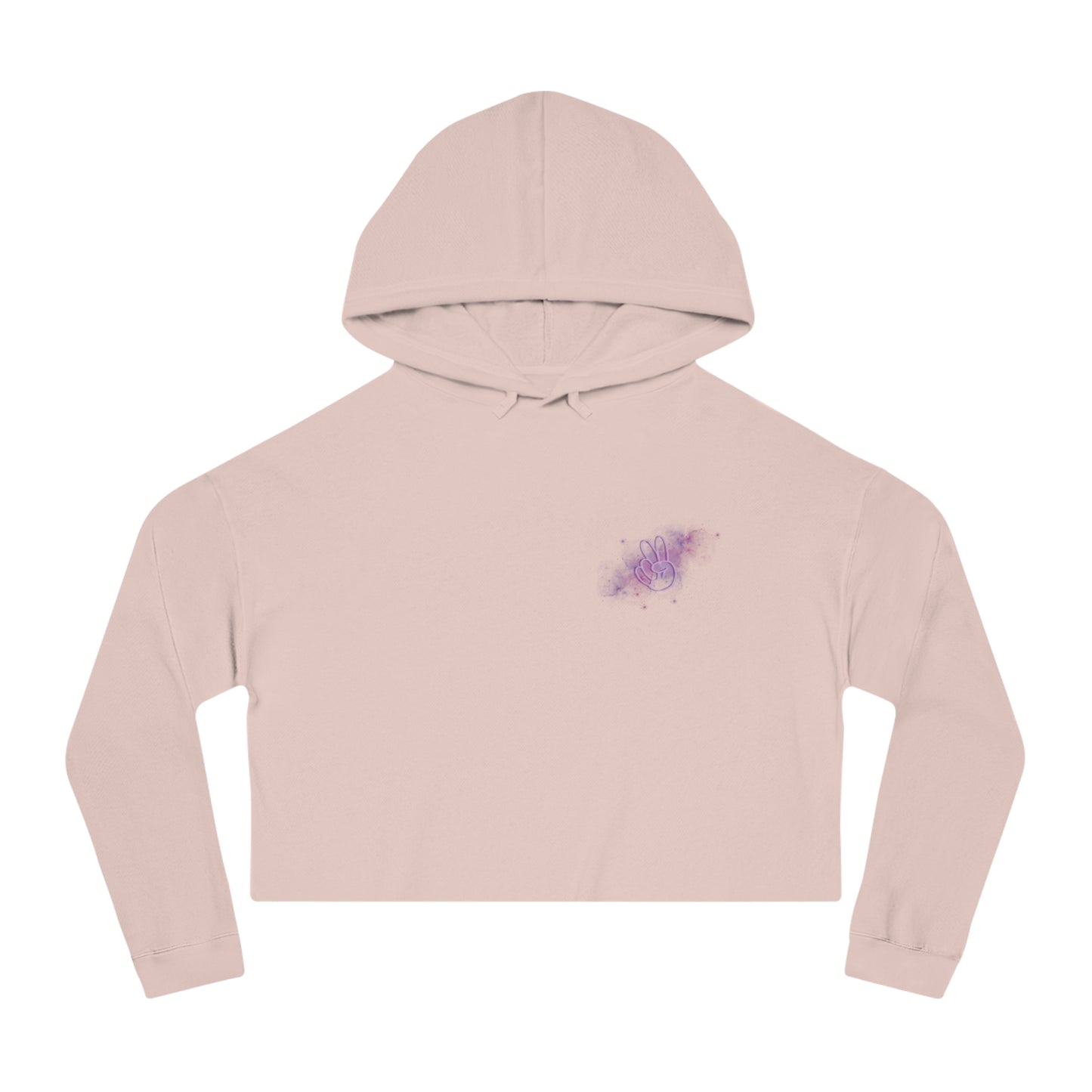 Cosmic Vibes Only Cropped Hoodie