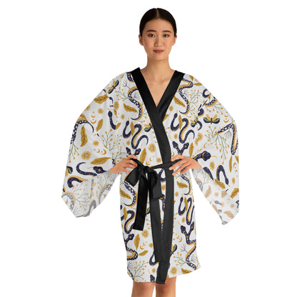 Celestial Forces Long Sleeve Kimono Robe