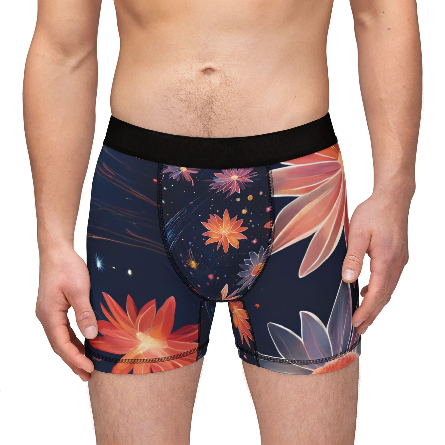 Meteor Flowers Men's Boxer