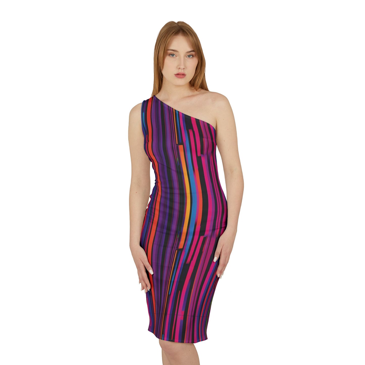 Glow Worm Shoulder Dress