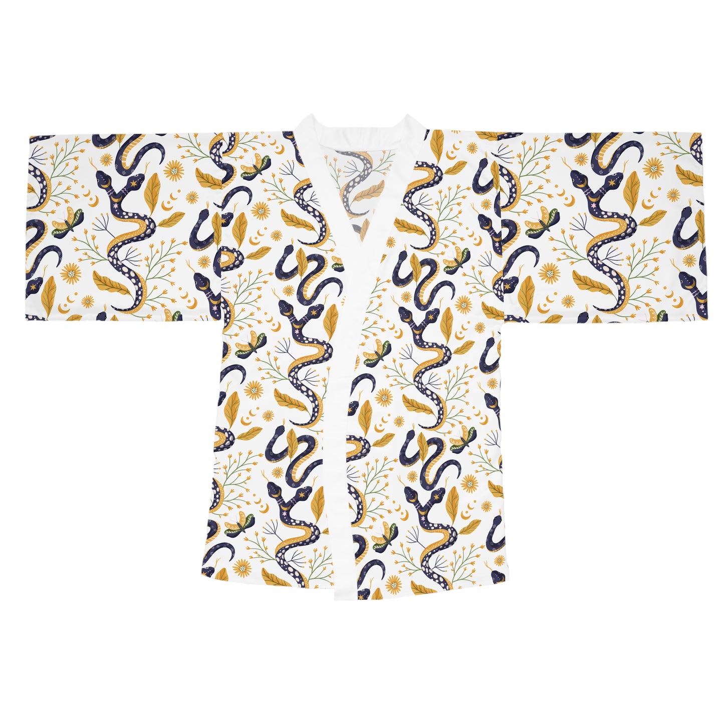 Celestial Forces Long Sleeve Kimono Robe