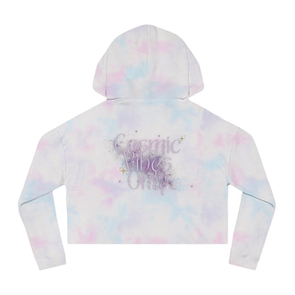 Cosmic Vibes Only Cropped Hoodie