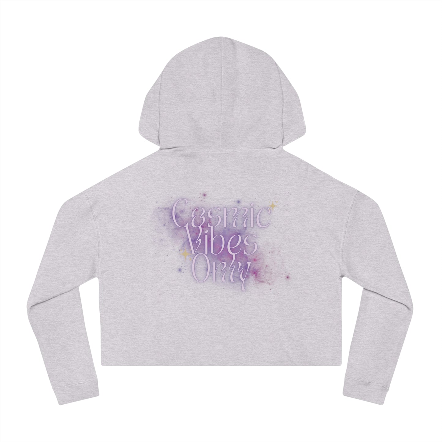 Cosmic Vibes Only Cropped Hoodie