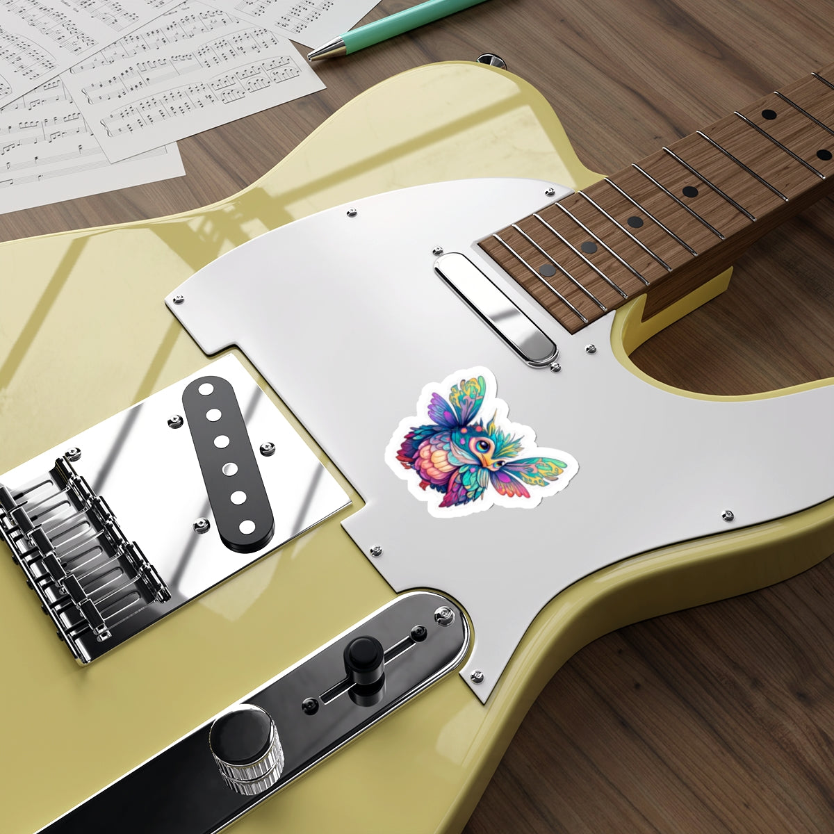 Astral Owl Die-Cut Sticker