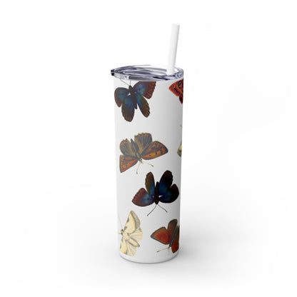 Flutter Skinny Tumbler with Straw, 20oz