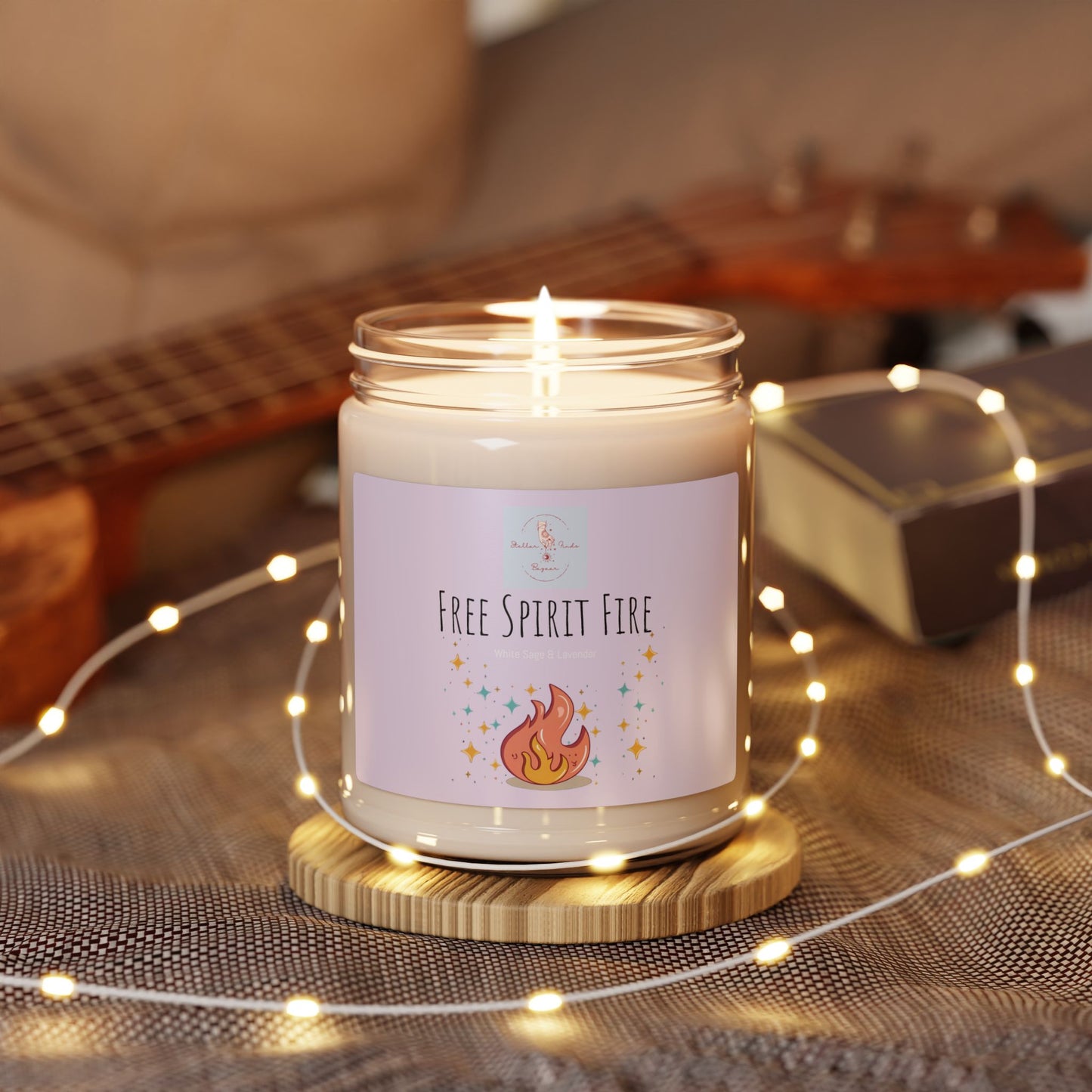 Free Spirit Fire Scented Soy Candle, 9oz