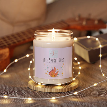 Free Spirit Fire Scented Soy Candle, 9oz