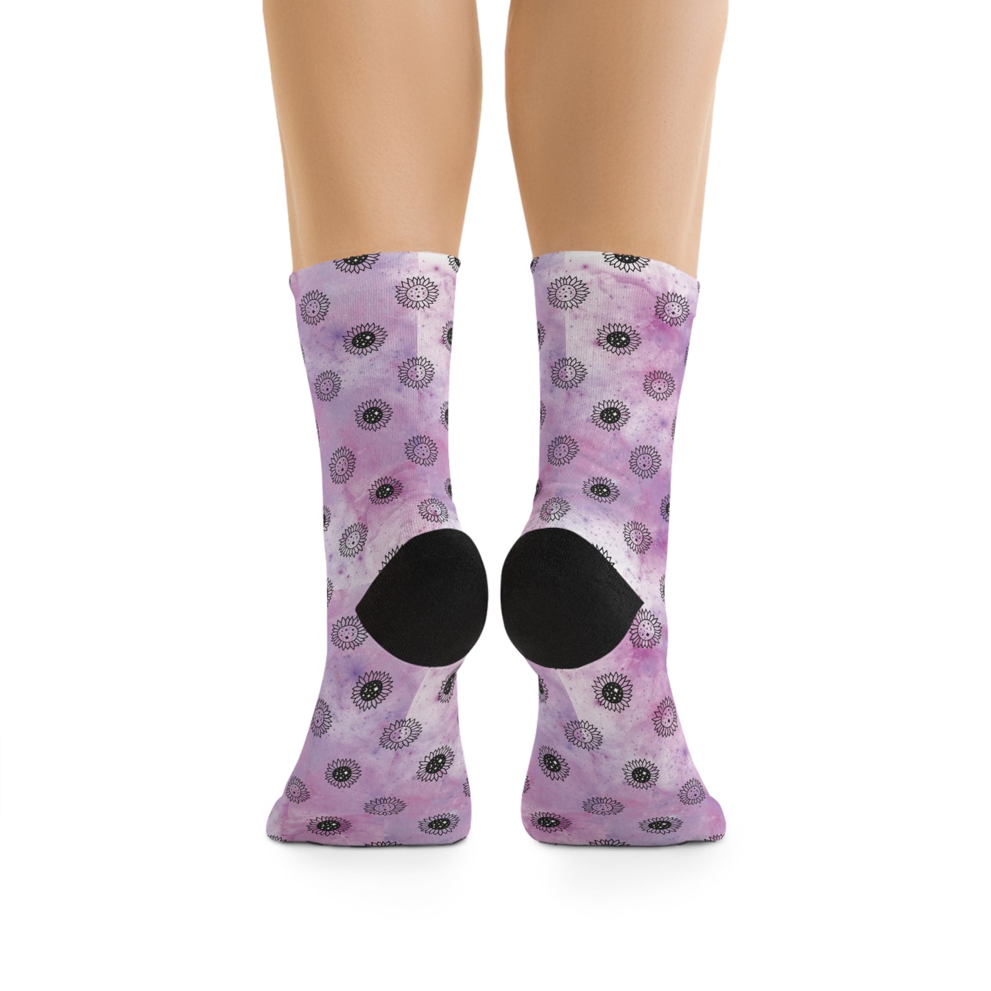 Flower Power Galaxy Recycled Poly Socks