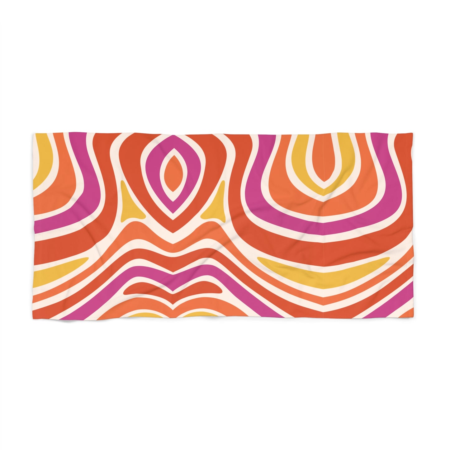 Waves Beach Towel