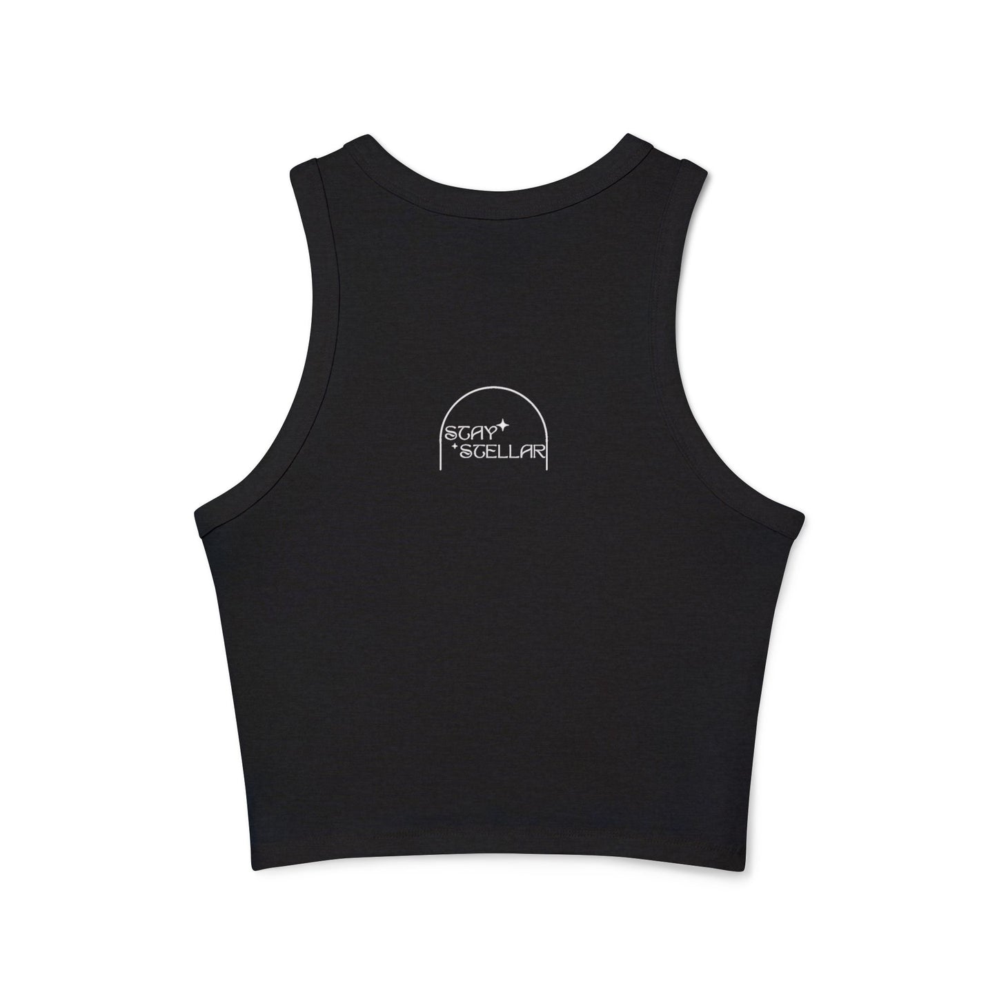 I Preach Spiritual Shit Micro Rib Racer Tank