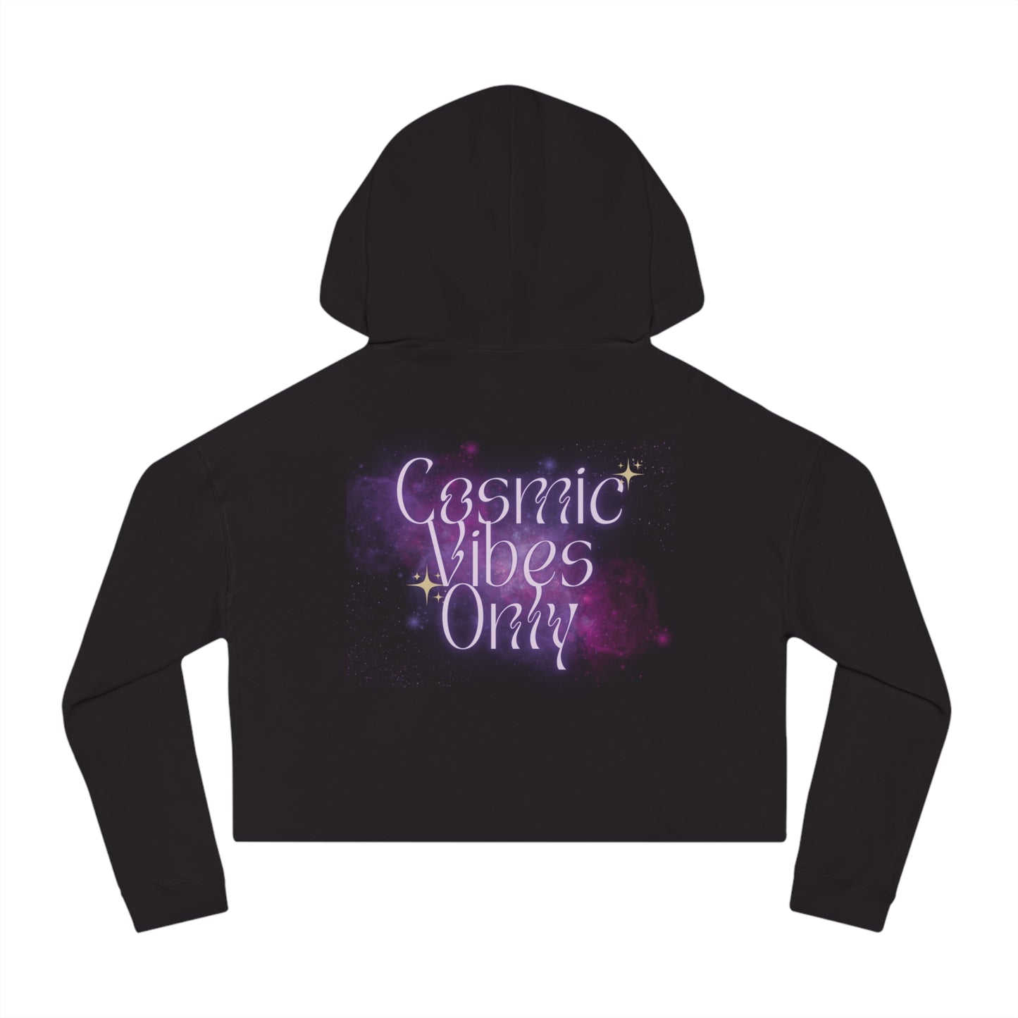 Cosmic Vibes Only Cropped Hoodie
