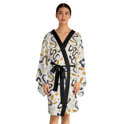 Celestial Forces Long Sleeve Kimono Robe
