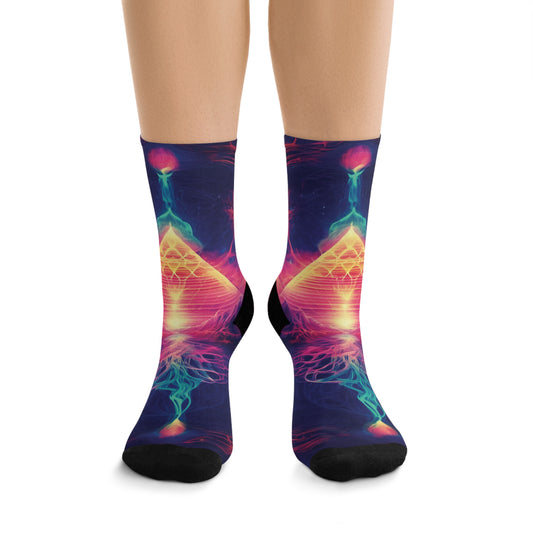 Magnetism Recycled Poly Socks