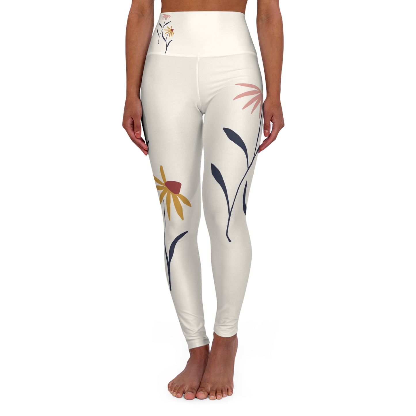 Celestial Bloom High Waisted Yoga Leggings