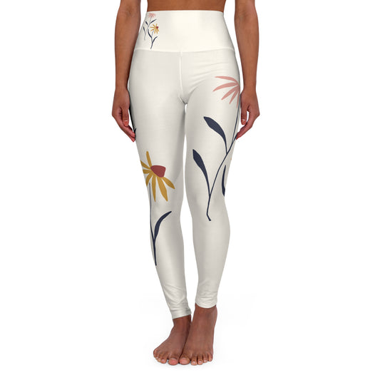 Celestial Bloom High Waisted Yoga Leggings